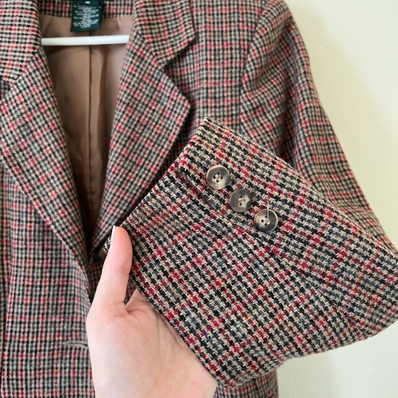 Hunt Club 100% Wool Oversized Blazer Jacket Size 8 - Picture 7 of 8